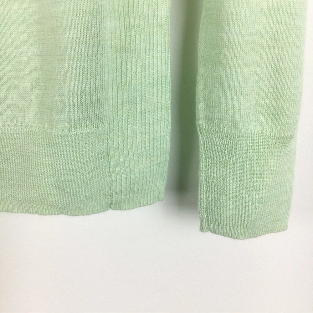 J.Crew Mint‎ Green Lightweight Crew Sweater XXS